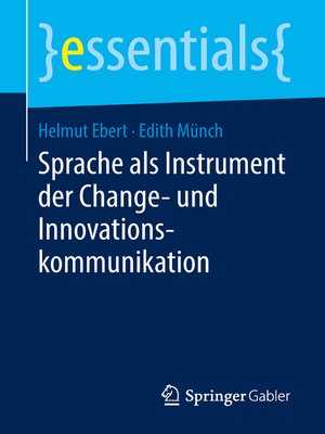 cover image of Sprache als Instrument der Change- und Innovationskommunikation